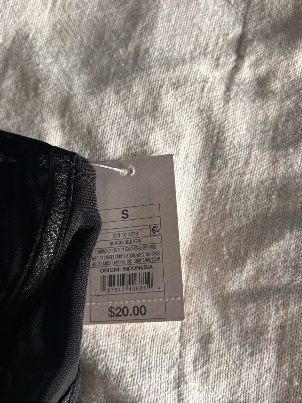 NWT Auden Lingerie Top Small Black. Underwire, lace, spaghetti strap. - Picture 2 of 4